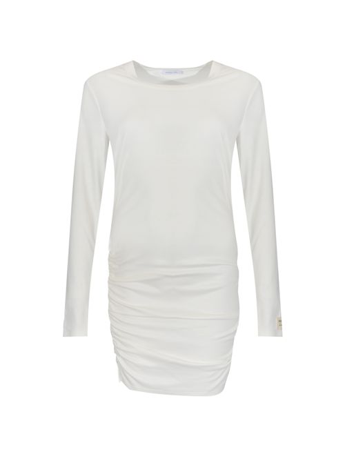 Abito The Mini Jersey Dress in misto viscosa Bianco Patrizia Pepe | 8A1585 J241W146